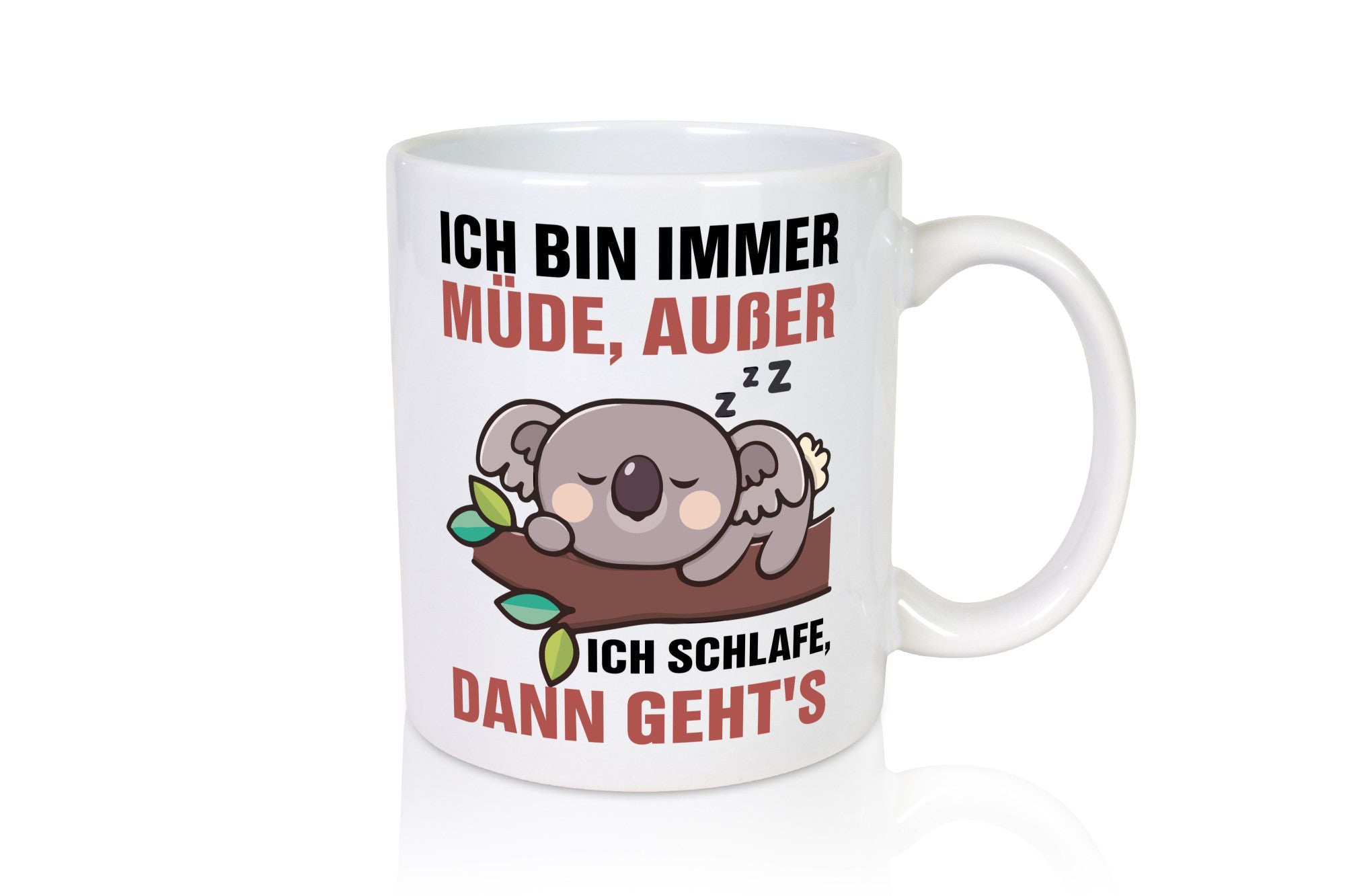 Ich bin immer müde | Schlafmütze Koala Comic Schlafen v2 Geschenk Humor