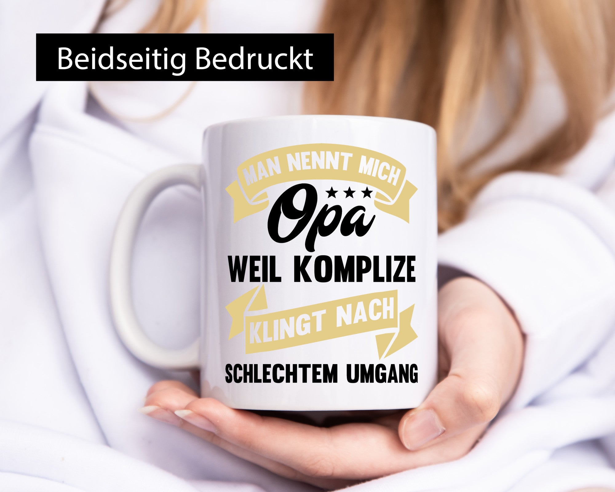 Man nennt mich Opa | Bester der Welt Humor Familie Geschenkidee Tasse