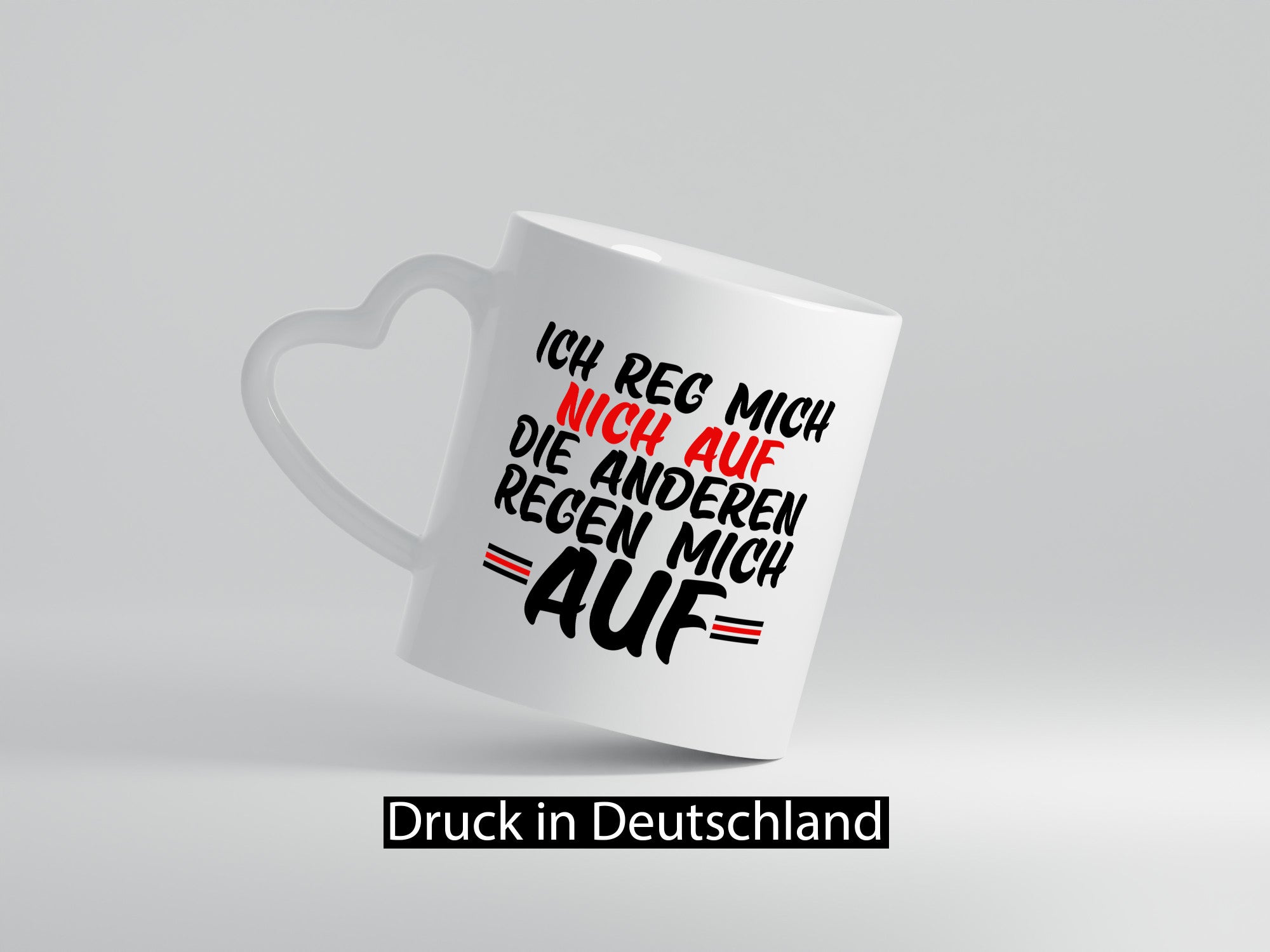 Ich reg mich nicht auf | lustiger Spruch Kollegen Humor Geschenk Arbeit Büro