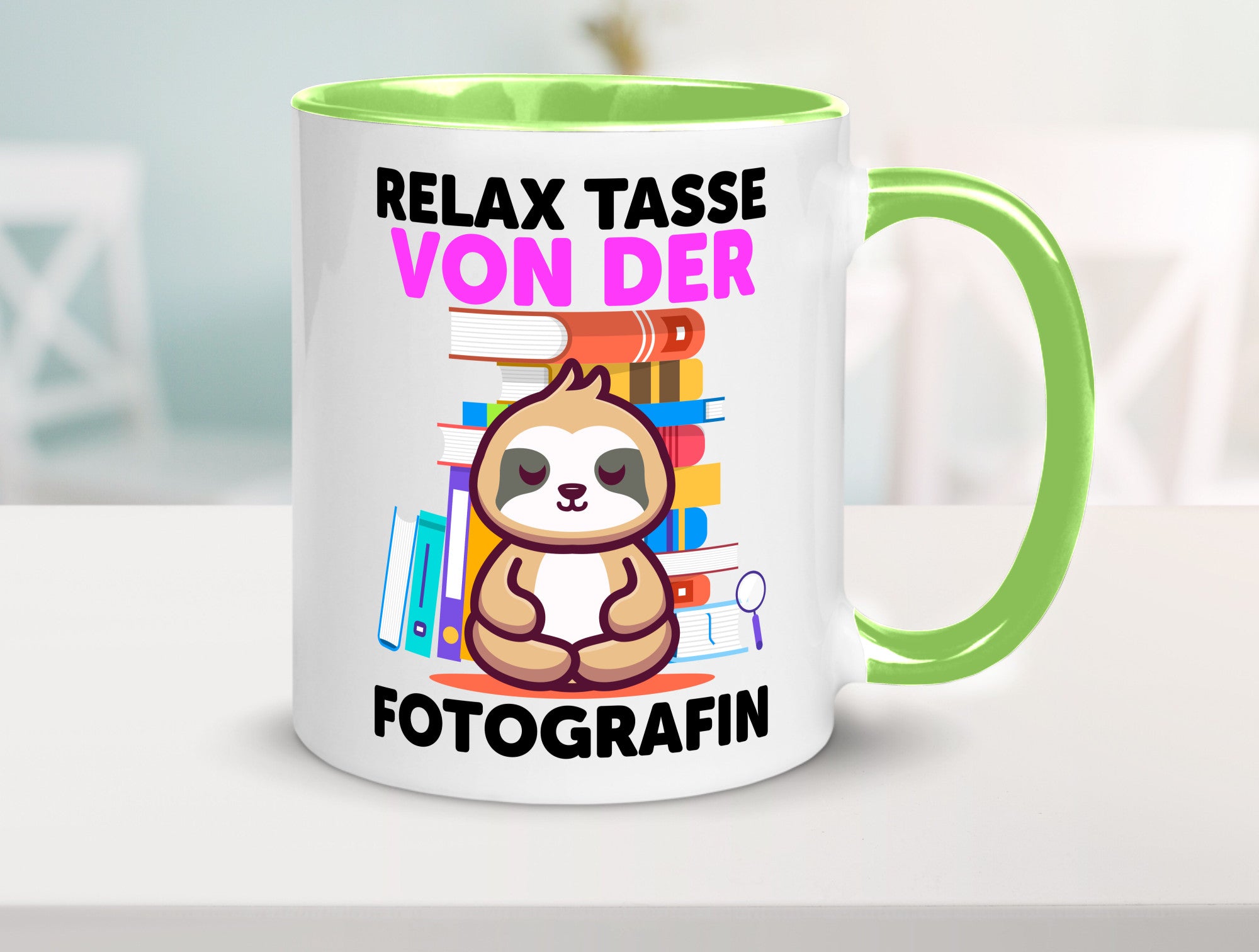 Relax Tasse: Fotografin | Fotografie Kamera Humor Geschenkidee Tasse
