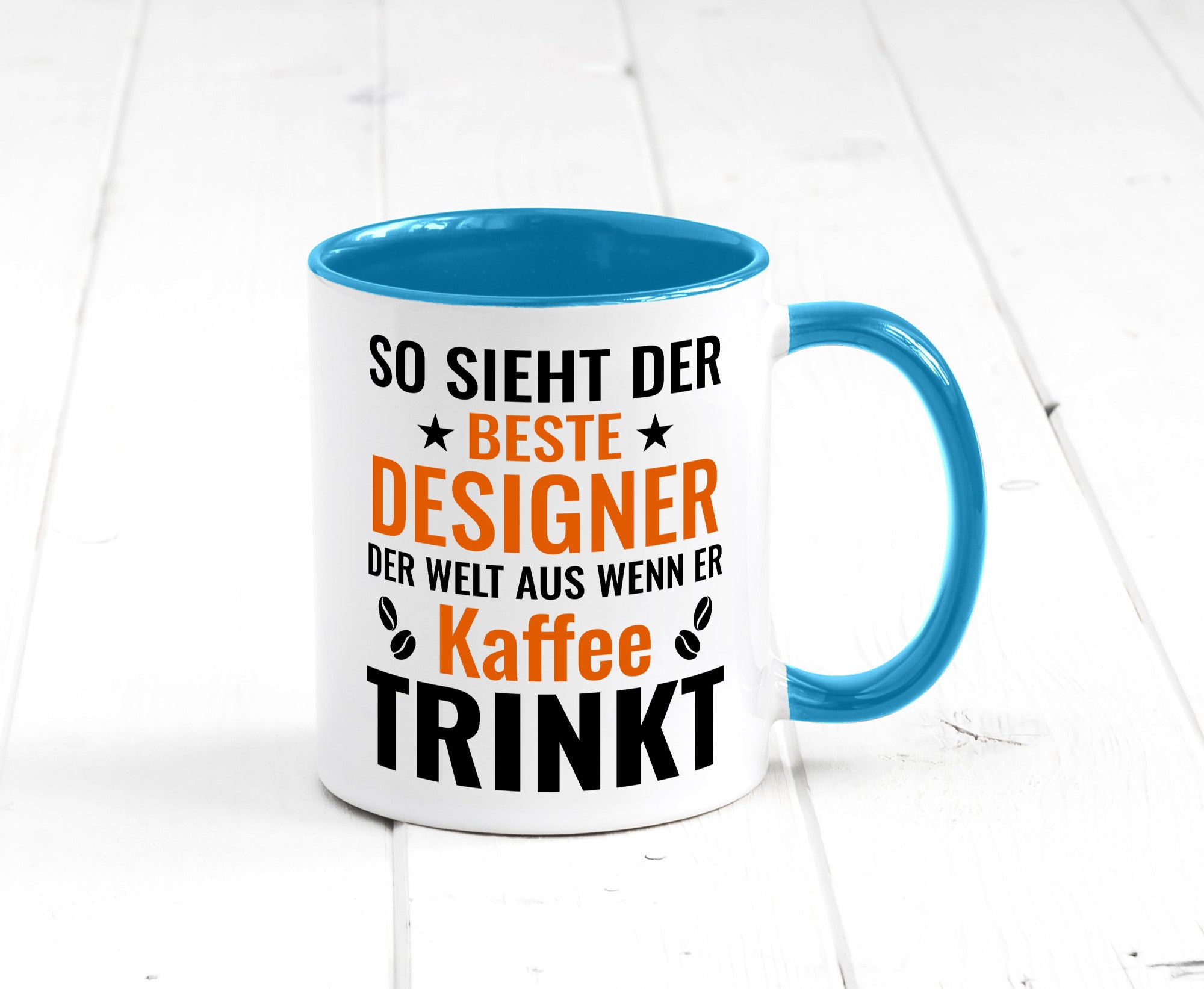 Kaffee trinkt: Designer Beruf | Mode Geschenkidee Arbeit Kollegen Büro Humor