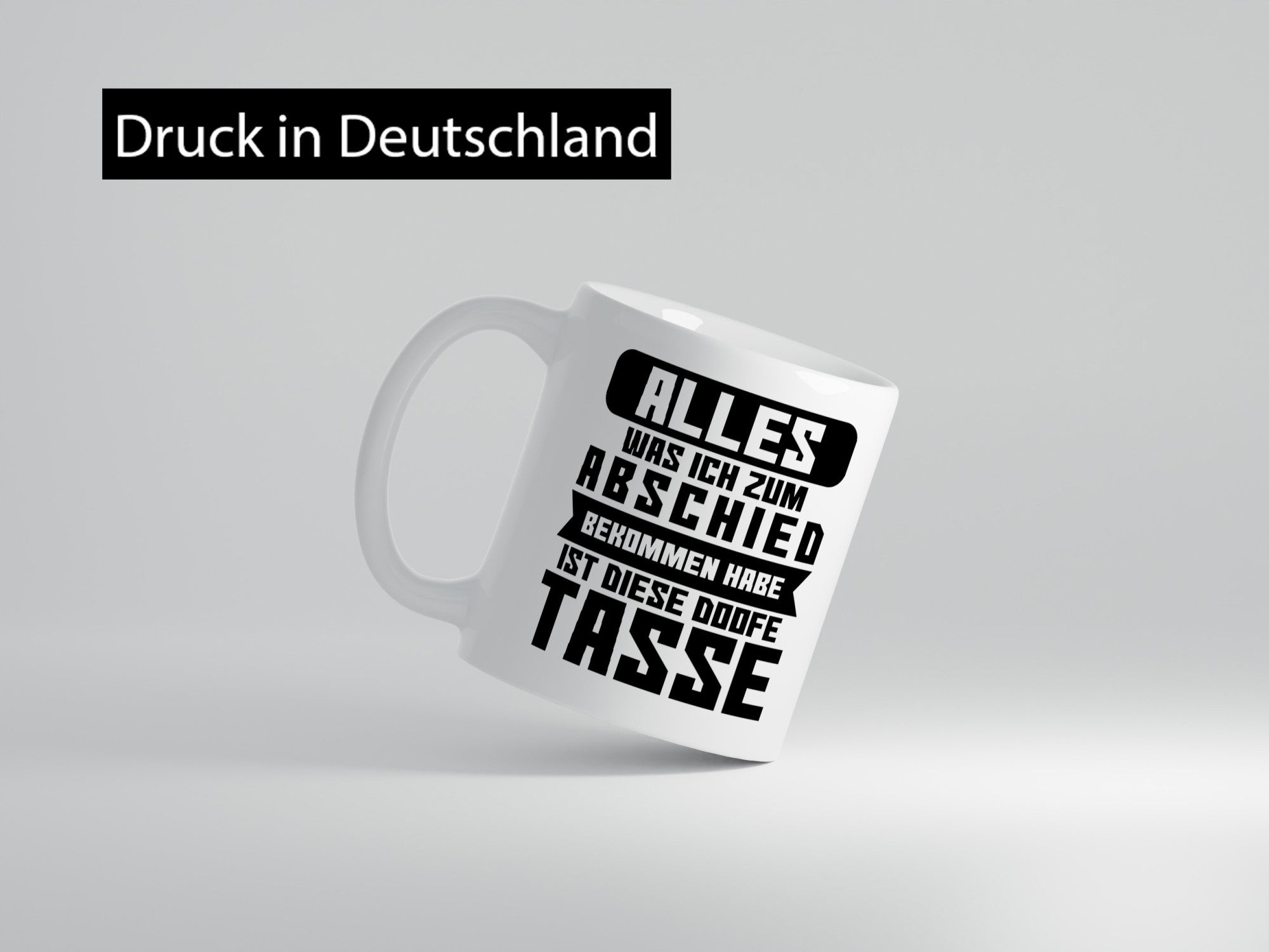 Zum Abschied | Kollegen Jobwechsel Büro Abschluss Geschenk Arbeit lustiger