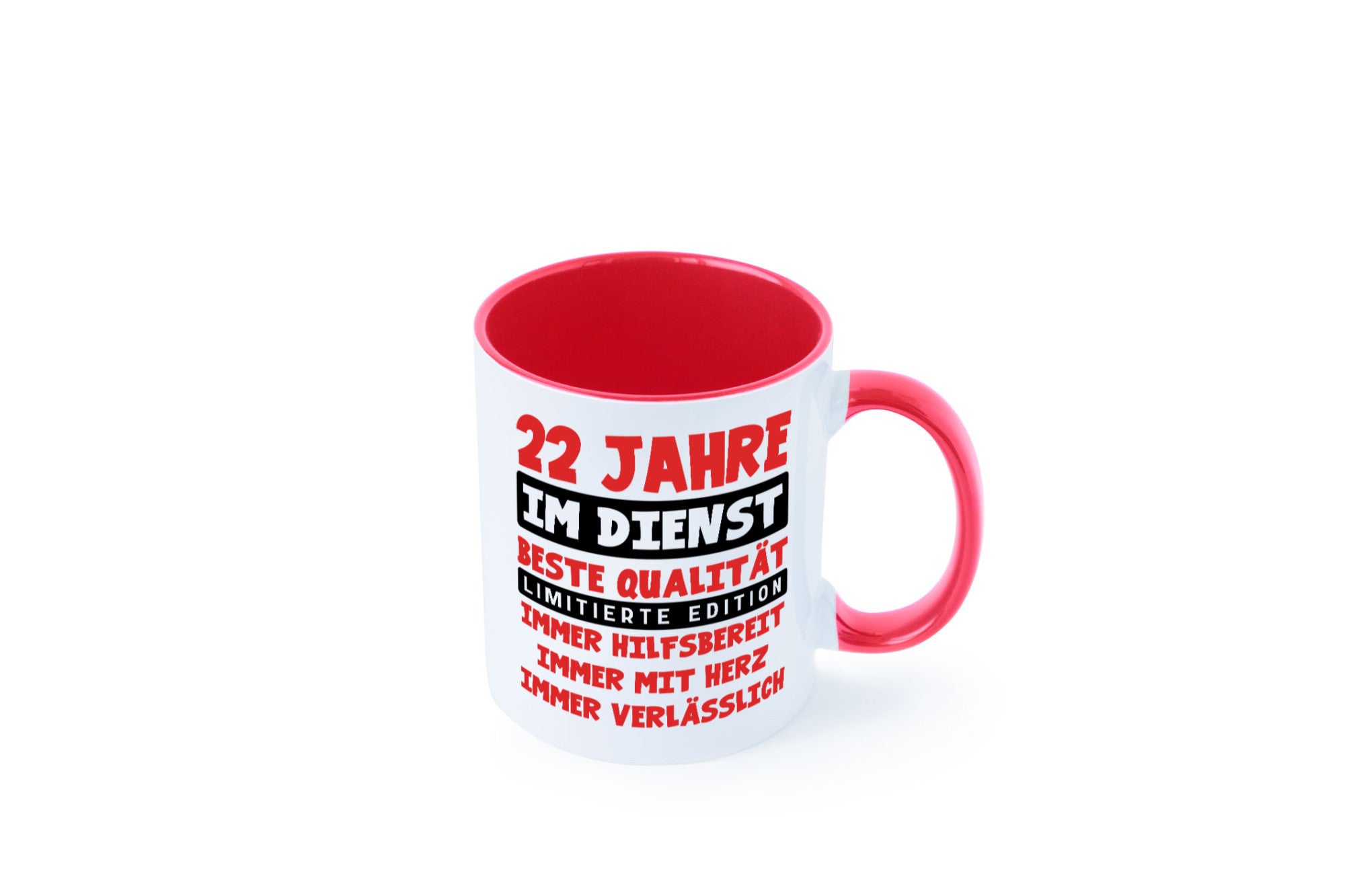 22 Jahre im Dienst | Jubiläum Arbeit v9 lustiger Spruch Geschenk Kollegen Büro