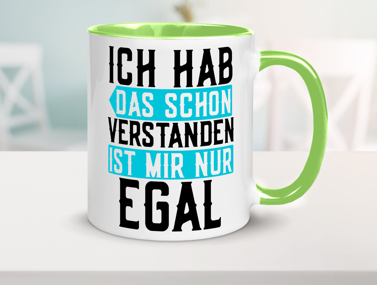 Ist mir egal | Protest Teenager Humor Spruch Büro lustig Arbeit Kollegen Tasse