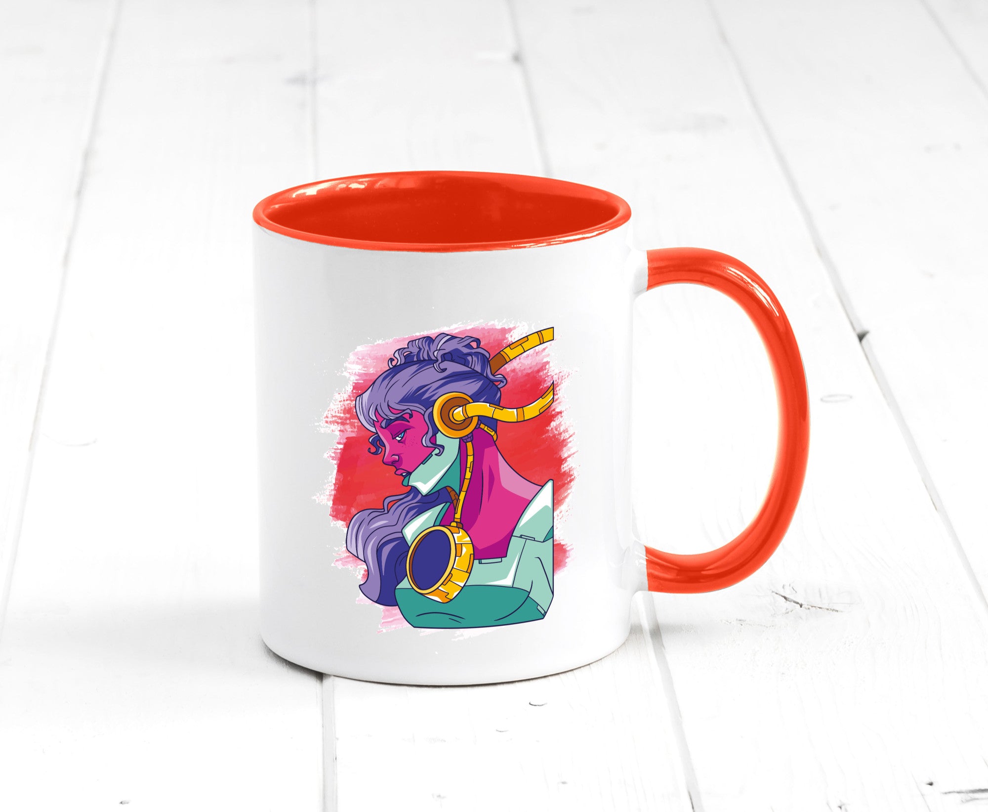 Zeichnung | Kunst Tasse Frauen Motiv cooles Design Humor Geschenkidee