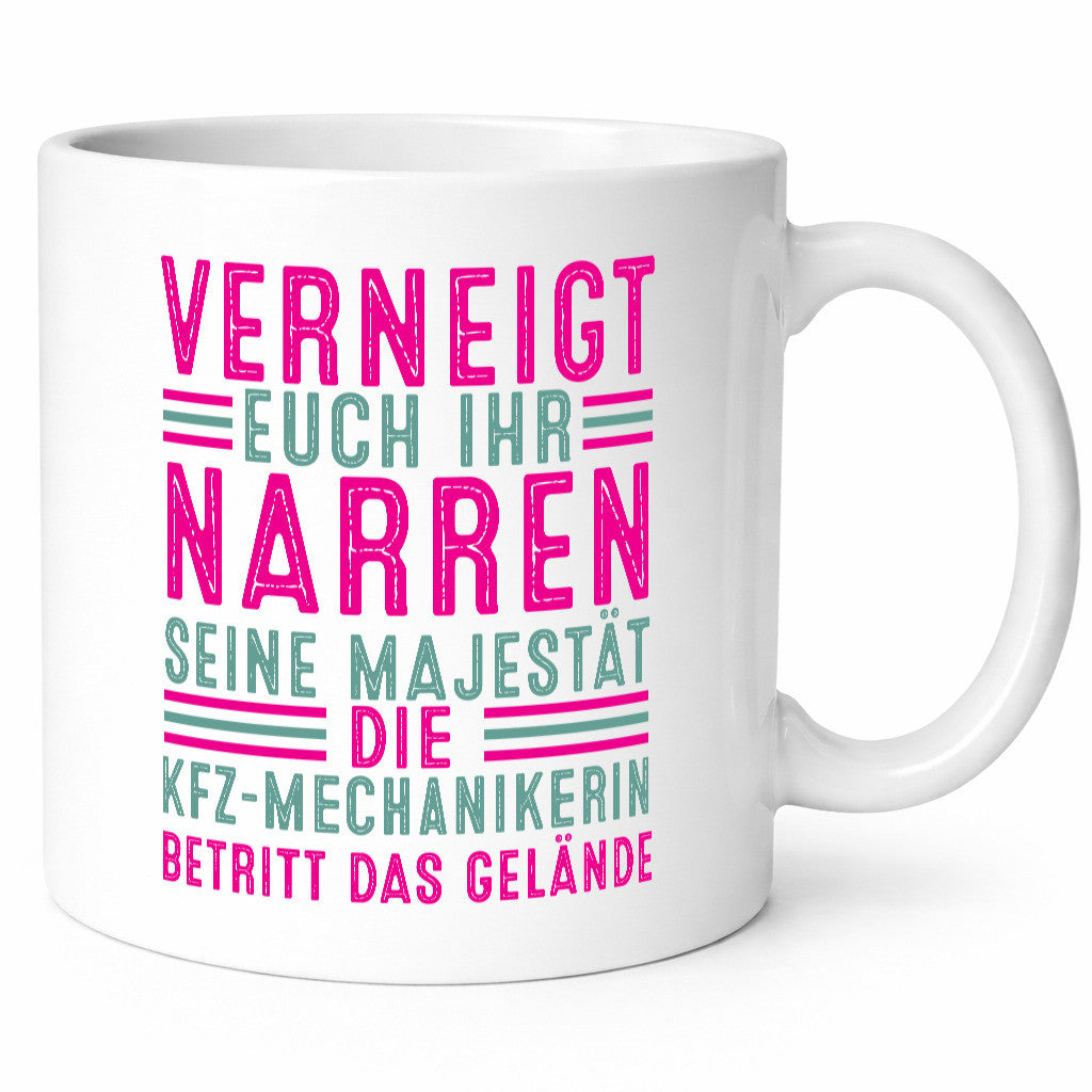 Verneigt euch: KFZ-Mechanikerin | Mechaniker KFZ lustiger Spruch Geschenk Humor
