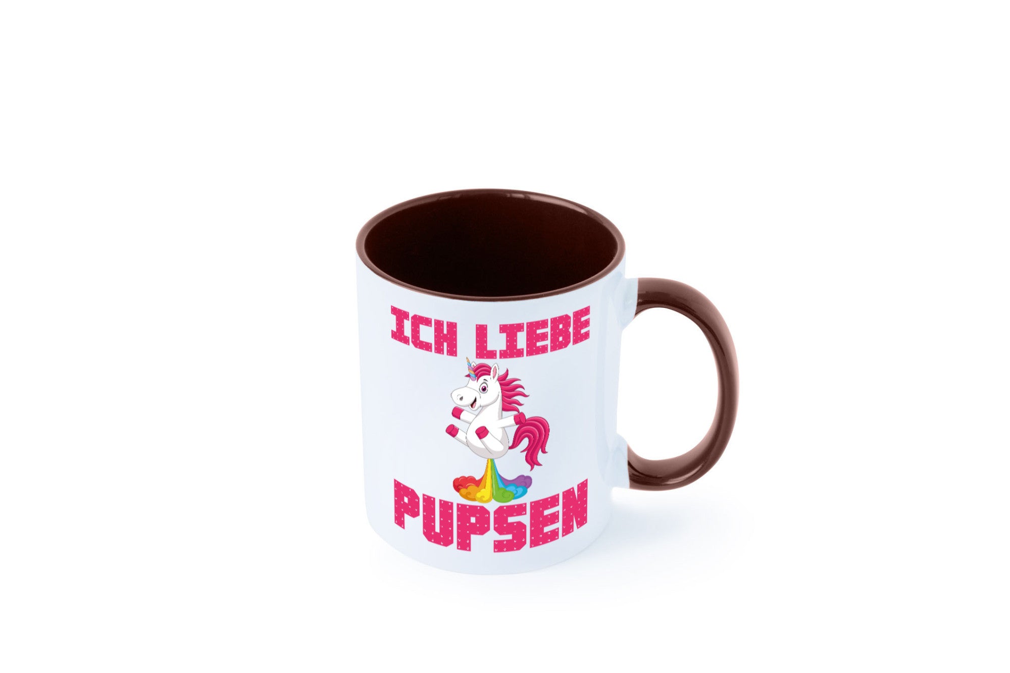 Ich liebe pupsen | Einhorn Pups lustiger Spruch Humor Geschenkidee Tasse