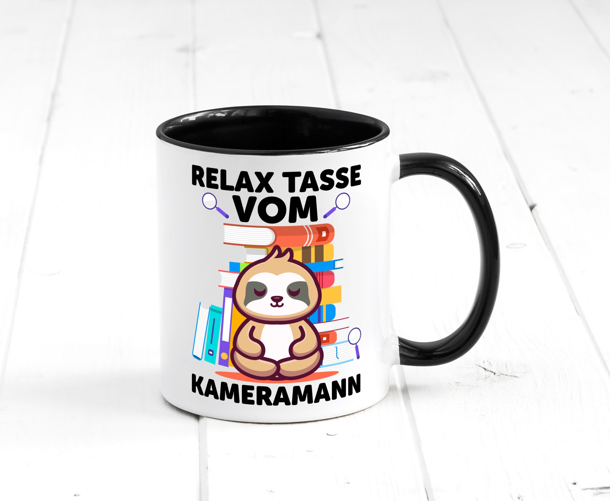 Relax Tasse: Kameramann | Kamera Humor Geschenkidee Tasse