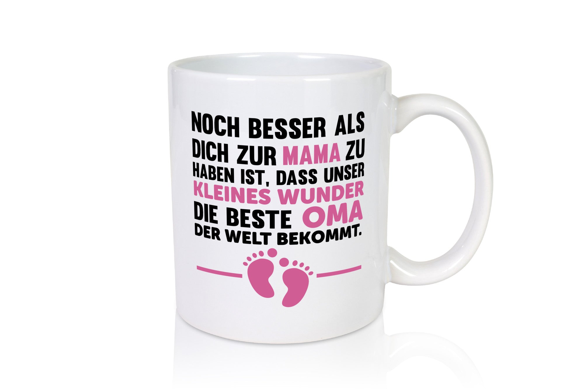 Beste Oma der Welt | Geburt Tasse Schwangerschaft Humor Familie Geschenkidee