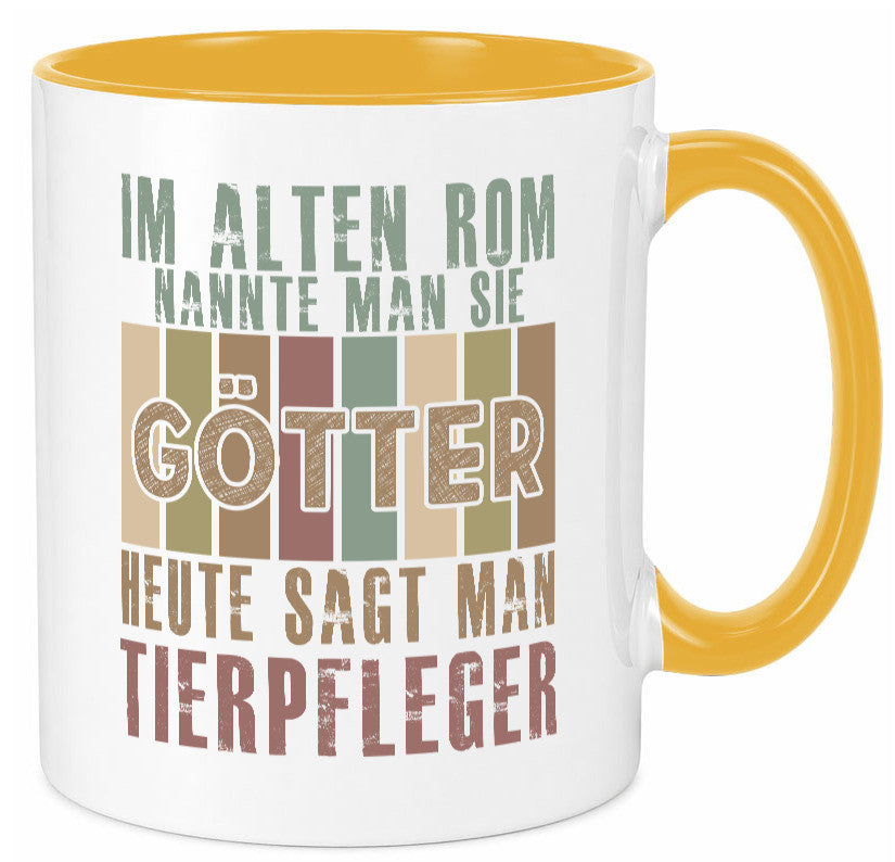 Heute sagt man: Tierpfleger | Pflegeberuf Tierheim lustiger Spruch Geschenk Tasse