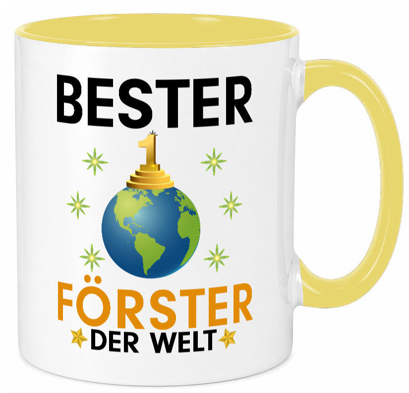 Welt Bester Förster | Forst Arbeit Geschenk Kollegen Büro lustiger Spruch Tasse