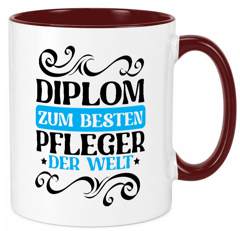 Bester Pfleger der Welt | Altenpfleger Pflegekraft lustig Humor Geschenkidee Tasse