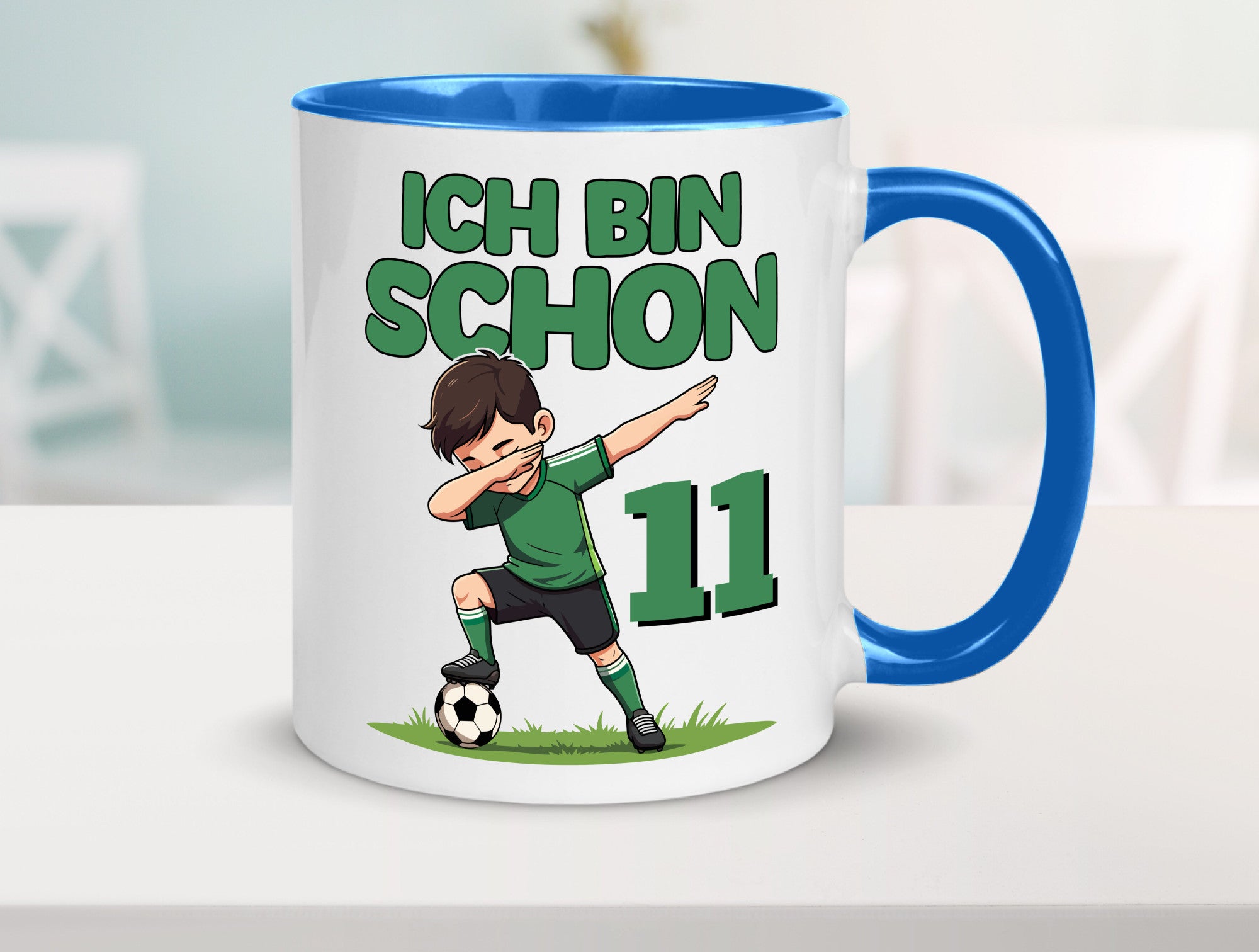 11. Geburtstag | 11 Jahre Fußballer Geschenkidee Humor Tasse