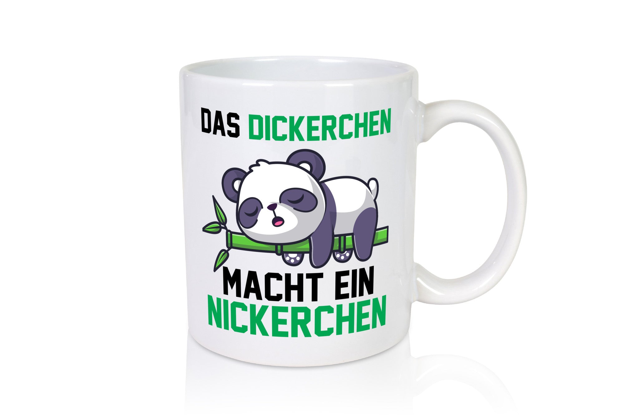 Das dickerchen macht ein Nickerchen | Panda lustiger Spruch Geschenk Humor