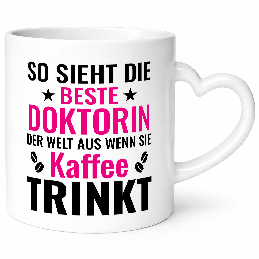 Kaffee trinkt: Doktorin | Doktorand Doktortitel lustig Humor Geschenkidee