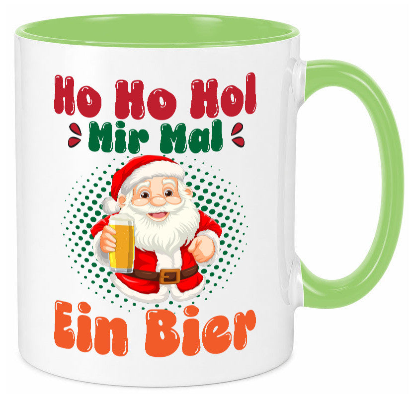 Ho mir mal ein Bier | Ugly Christmas Trinken v2 Geschenkidee Humor Tasse
