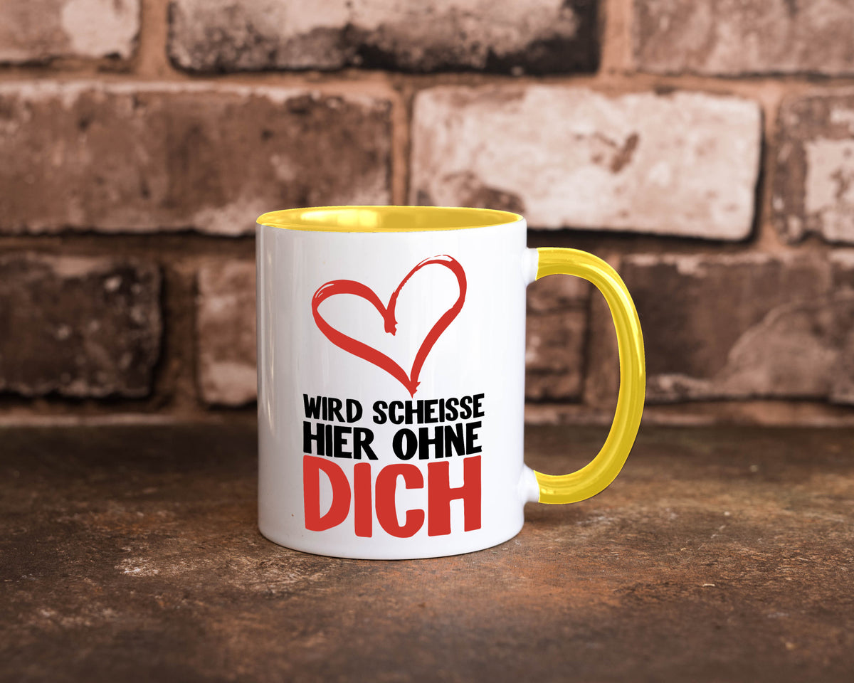 Wird Scheisse Geschenk Humor Geschenkidee lustiger Spruch Tasse