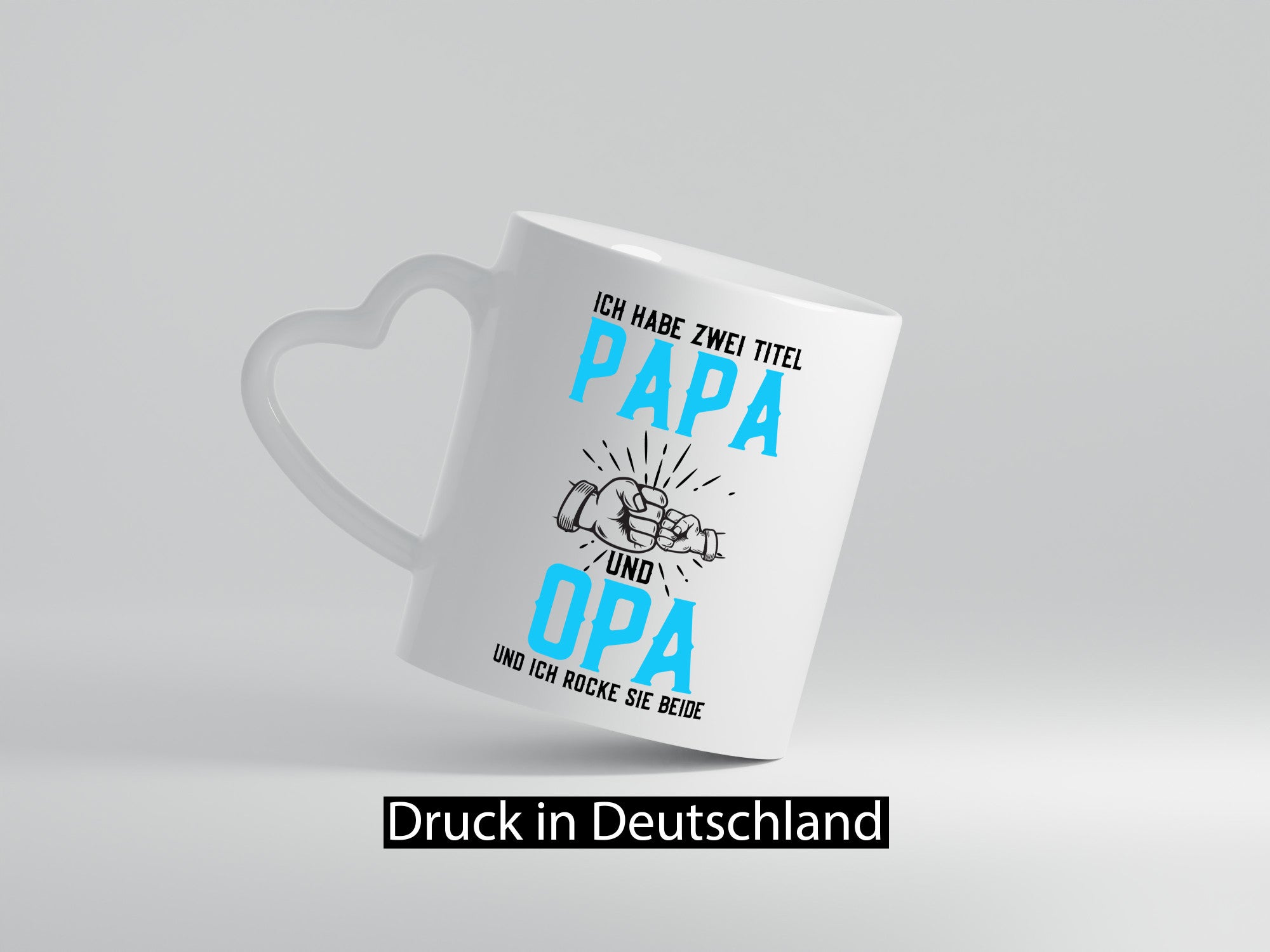 Papa und Opa | zwei Titel Rocke sie Beide Humor Familie Geschenkidee Tasse
