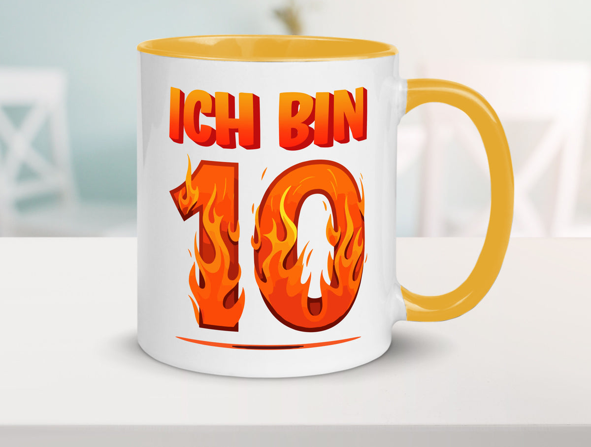 10. Geburtstag | 10 Jahre Drache lustiger Spruch Geschenk Geschenkidee Tasse