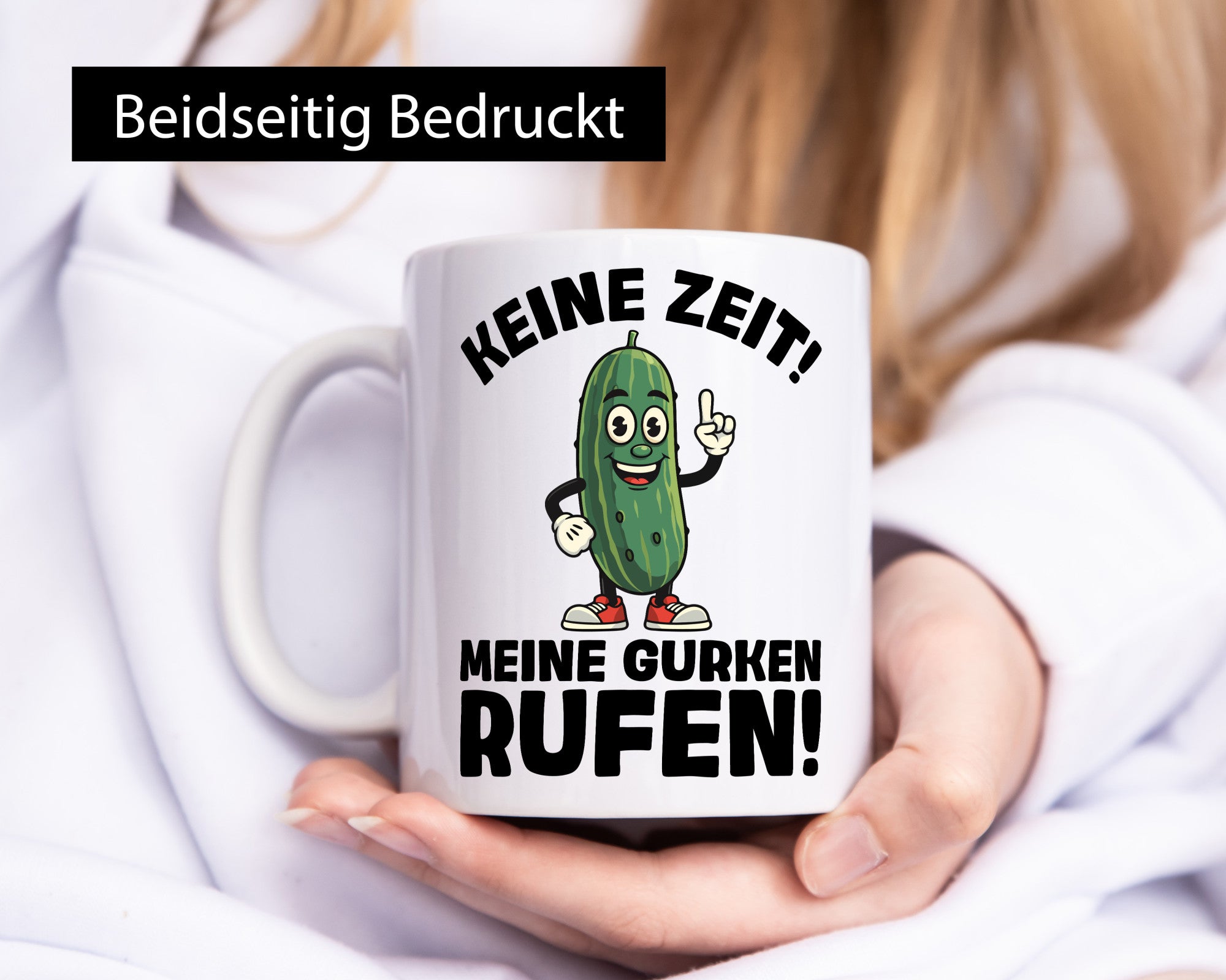 Keine Zeit meine gurken rufen | Hobbygärtner Gurcken Geschenkidee Humor Tasse