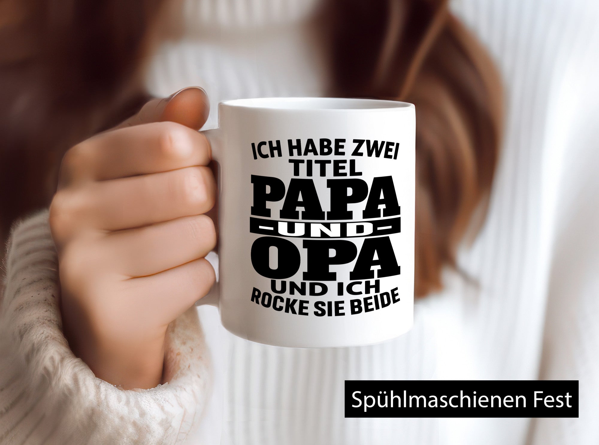Ich habe zwei Titel Papa und Opa | Rock sie Großvater Humor Familie