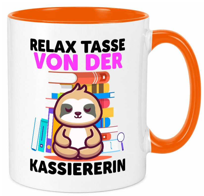 Relax Tasse: Kassiererin Geschenkidee Humor Tasse