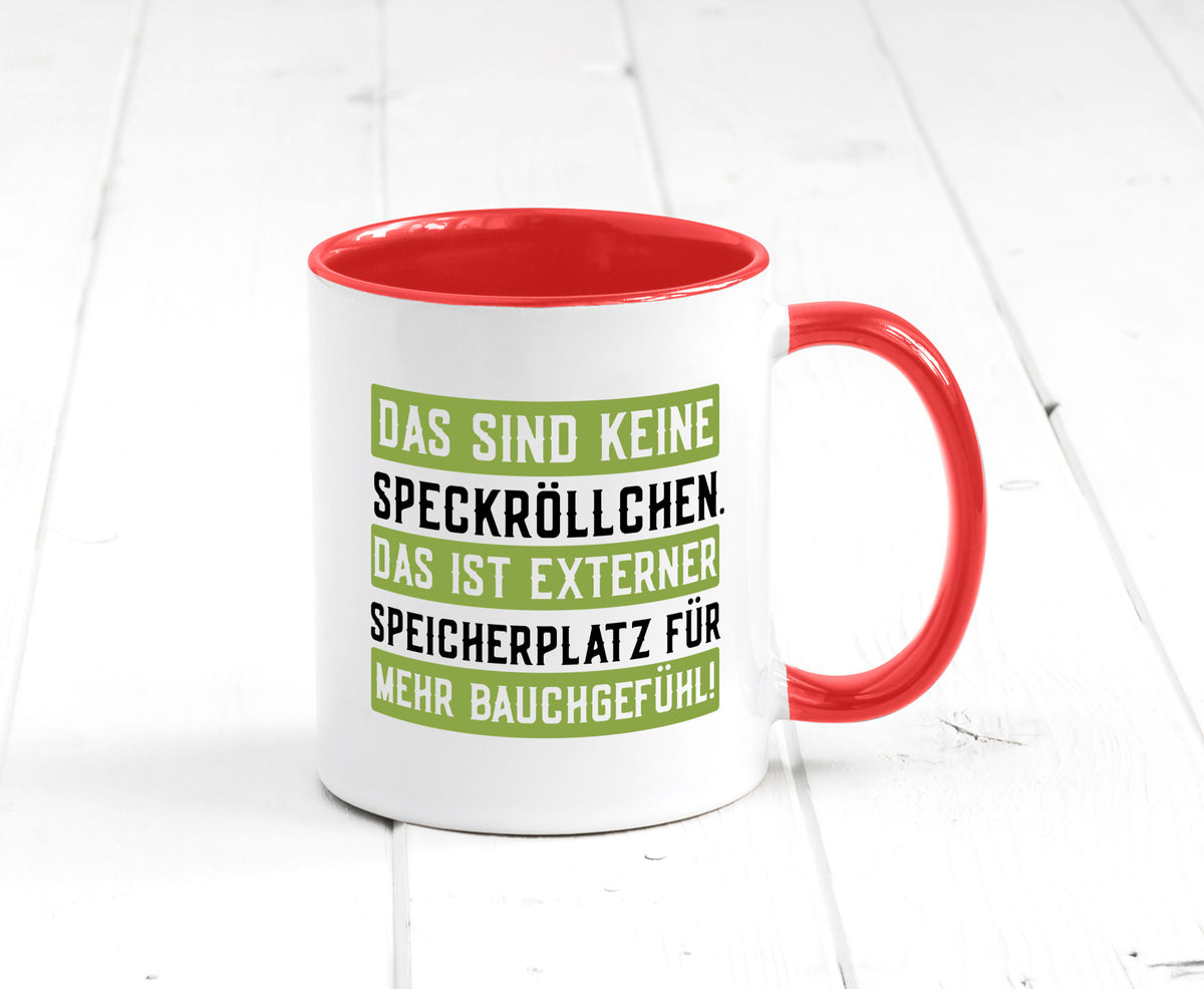 Keine Speckröllchen | Softwareentwickler PC Körperfülle Geschenkidee Humor Tasse