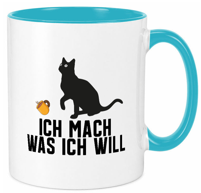 Ich mach was will | Katze Katzenliebhaber Egoist lustig Tierliebhaber Humor Tasse