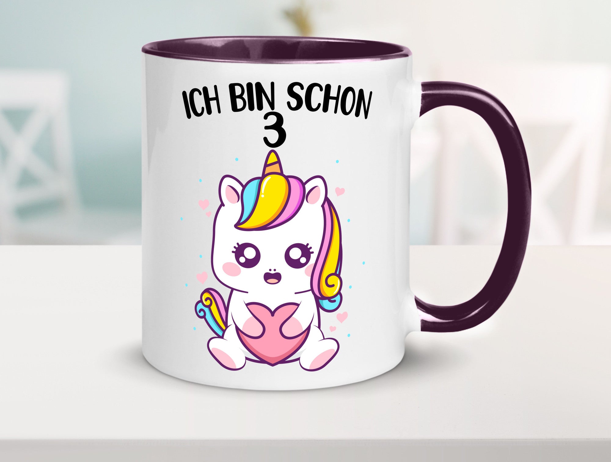 3. Geburtstag | Ich bin schon 3 Jahre Einhorn Mädchen lustig Geschenkidee