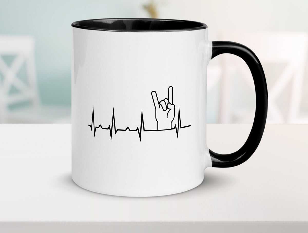 Heavy Metal Motiv | Rocker Musiker Rock Musik Geschenk Humor Geschenkidee Tasse