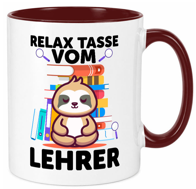 Relax Tasse: Lehrer | Schule Beruf Schüler lustiger Spruch Geschenk Arbeit