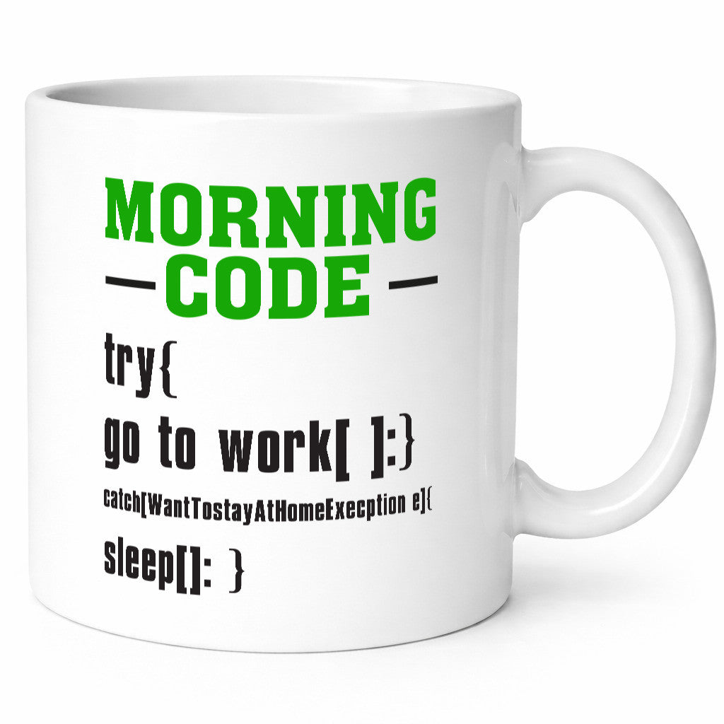 Morning Code | Informatiker Tasse Programmierer Humor Geschenkidee