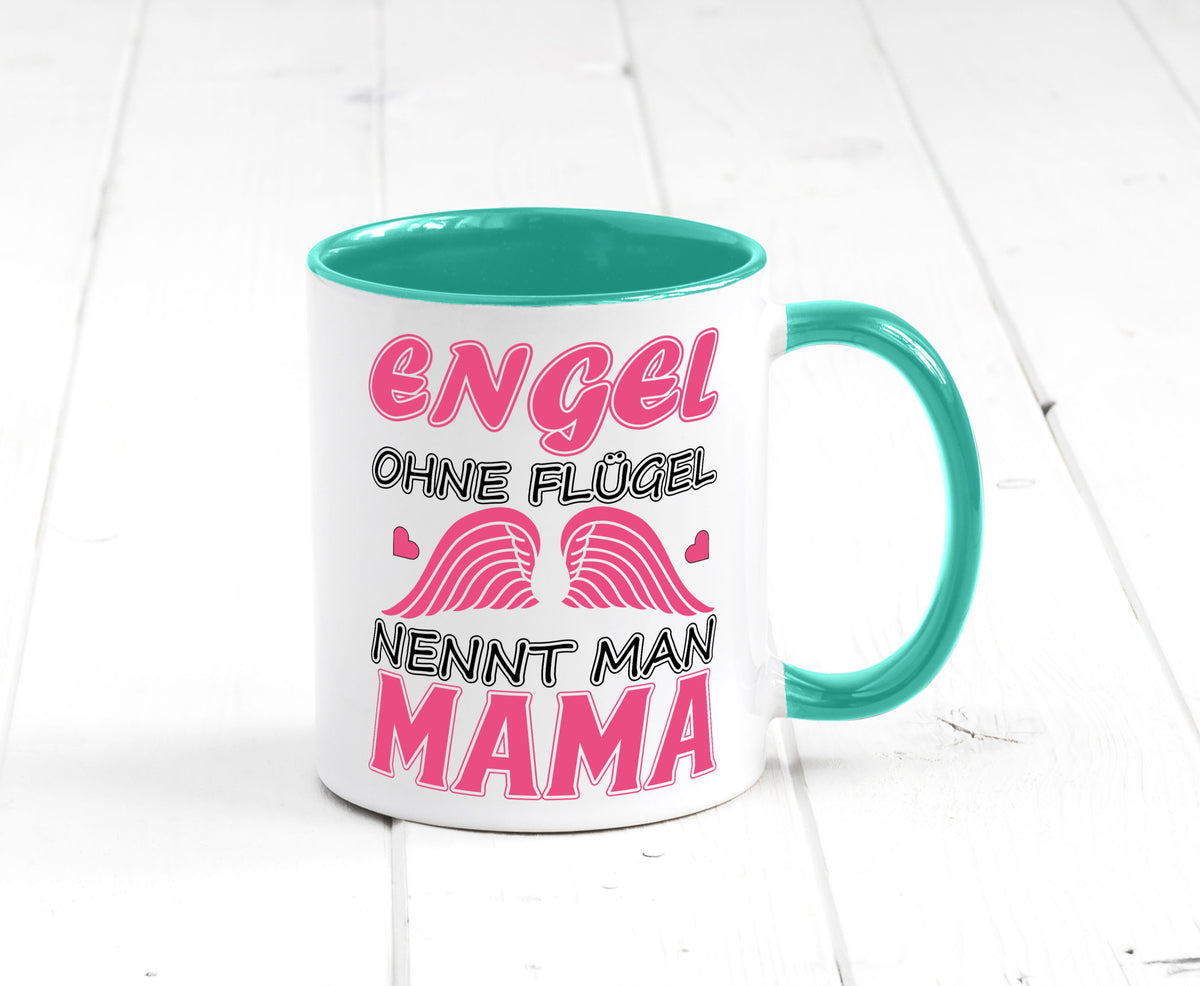 Mama Engel Humor Familie Geschenkidee Tasse