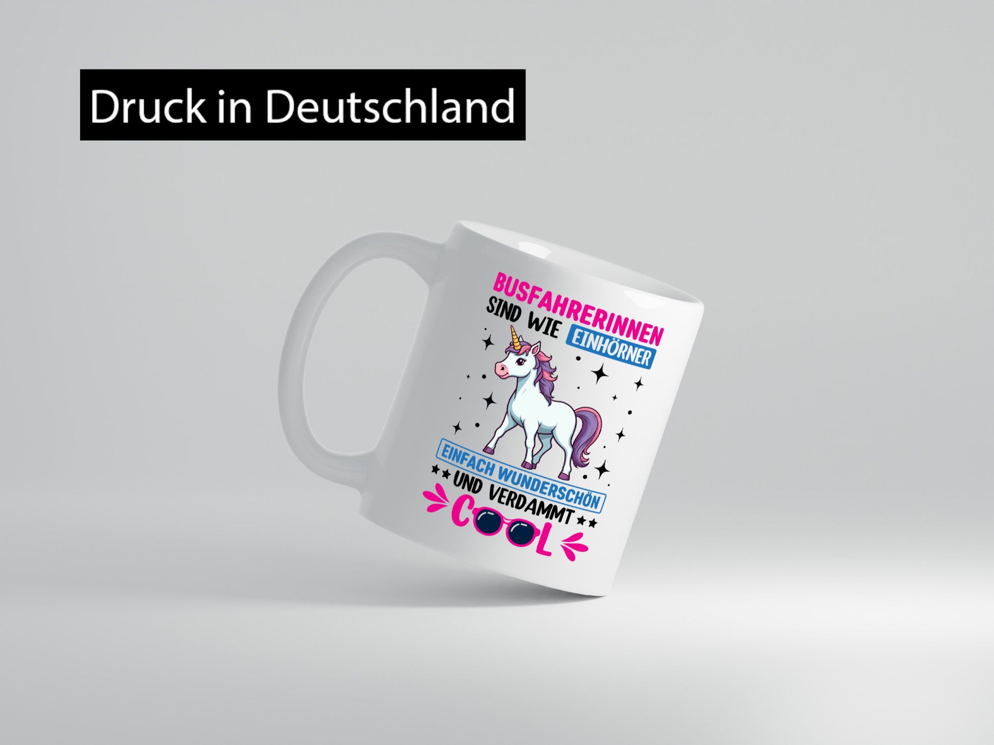 Bussfahrerinen sind wie einhorner | Einhorn Bussfahrerin Geschenkidee Humor