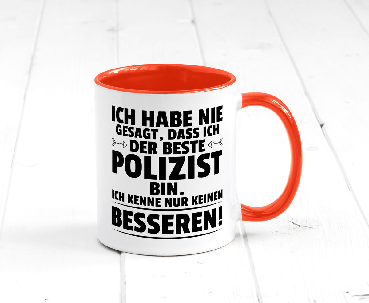 Der Beste Polizist | Polizei Humor Geschenkidee Tasse