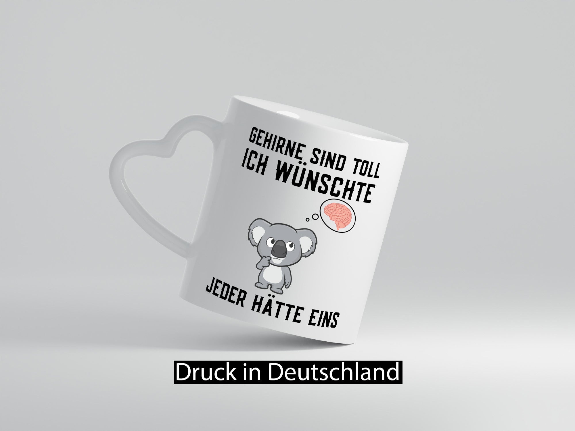 Gehirne sind toll | Dummheit Koala Comic witziger Spruch Geschenkidee Humor