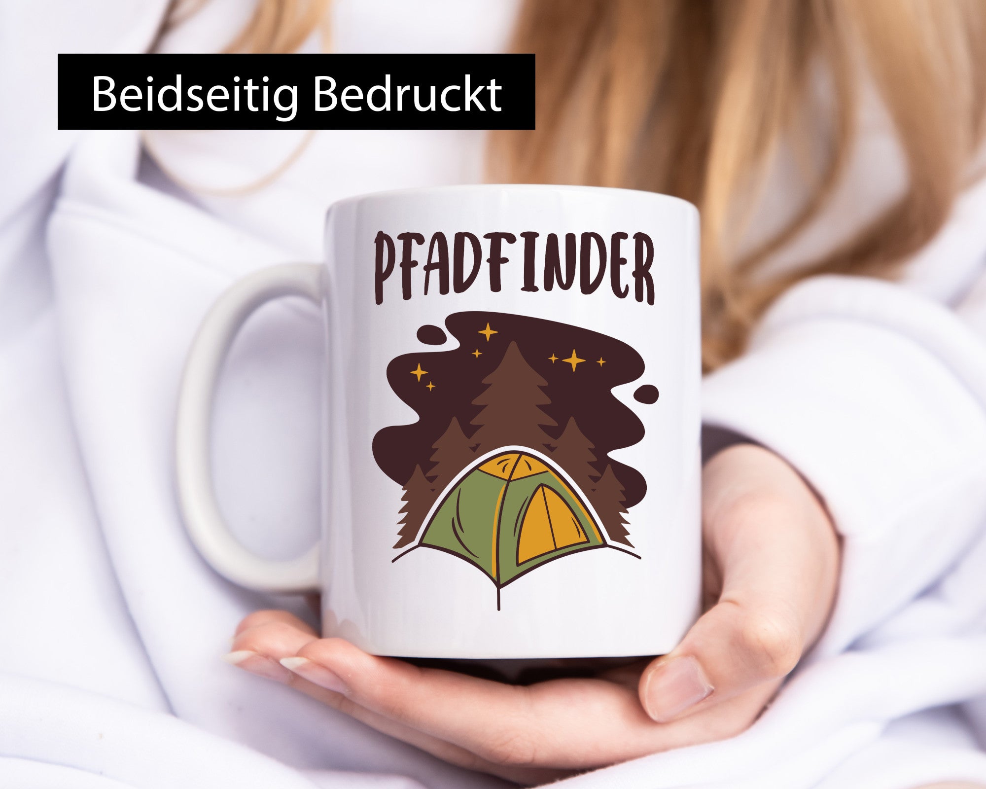 Pfadfinder | Zelten Lagerfeuer Campen v2 Geschenkidee Humor Tasse