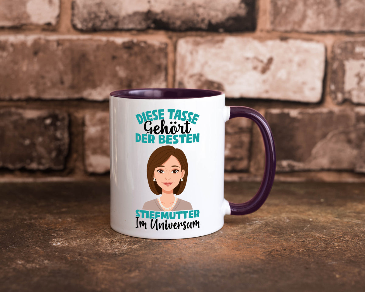 Im Universum: Stiefmutter | Stieftochter Beste Geschenk Familie Geschenkidee Tasse