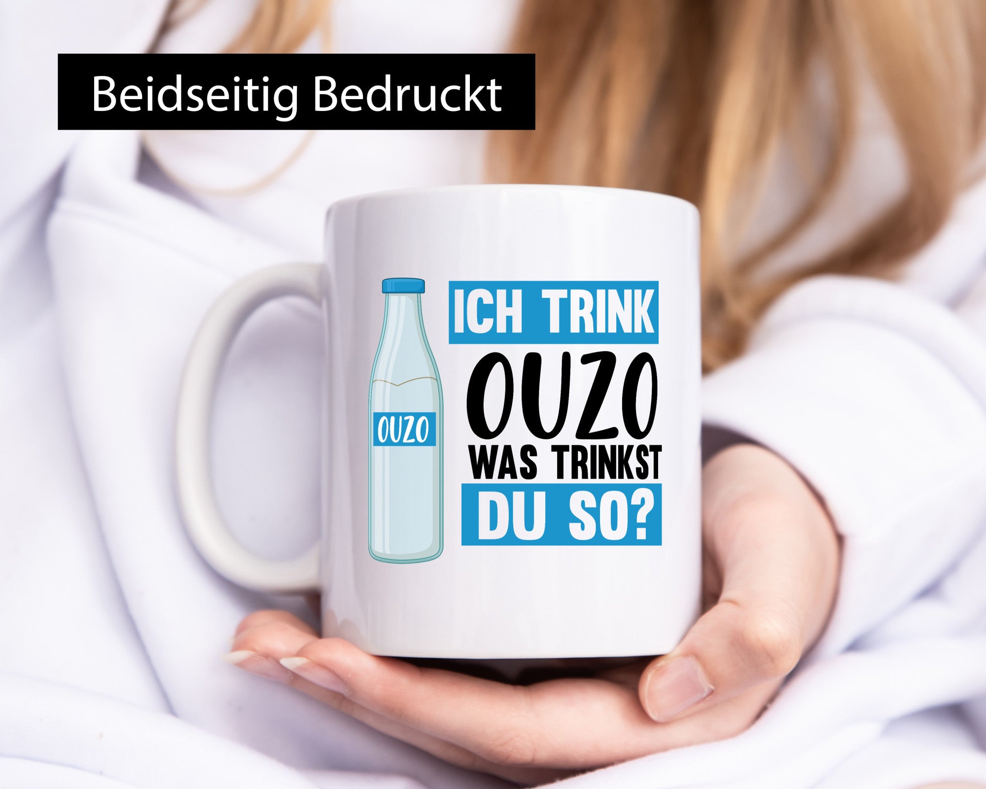Ich Trink Ouzo was Trinkst du so? Humor Geschenkidee Tasse