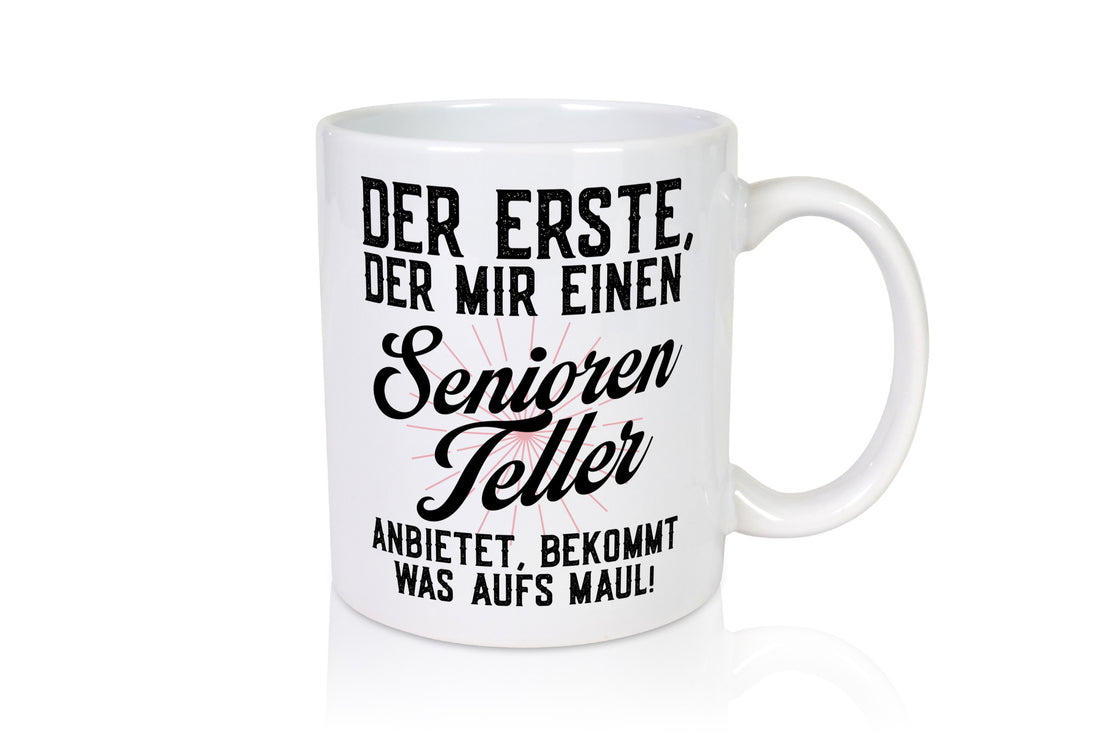 Senioren Teller | rentner Ruhestand lustig Jubiläum Geschenk Tasse
