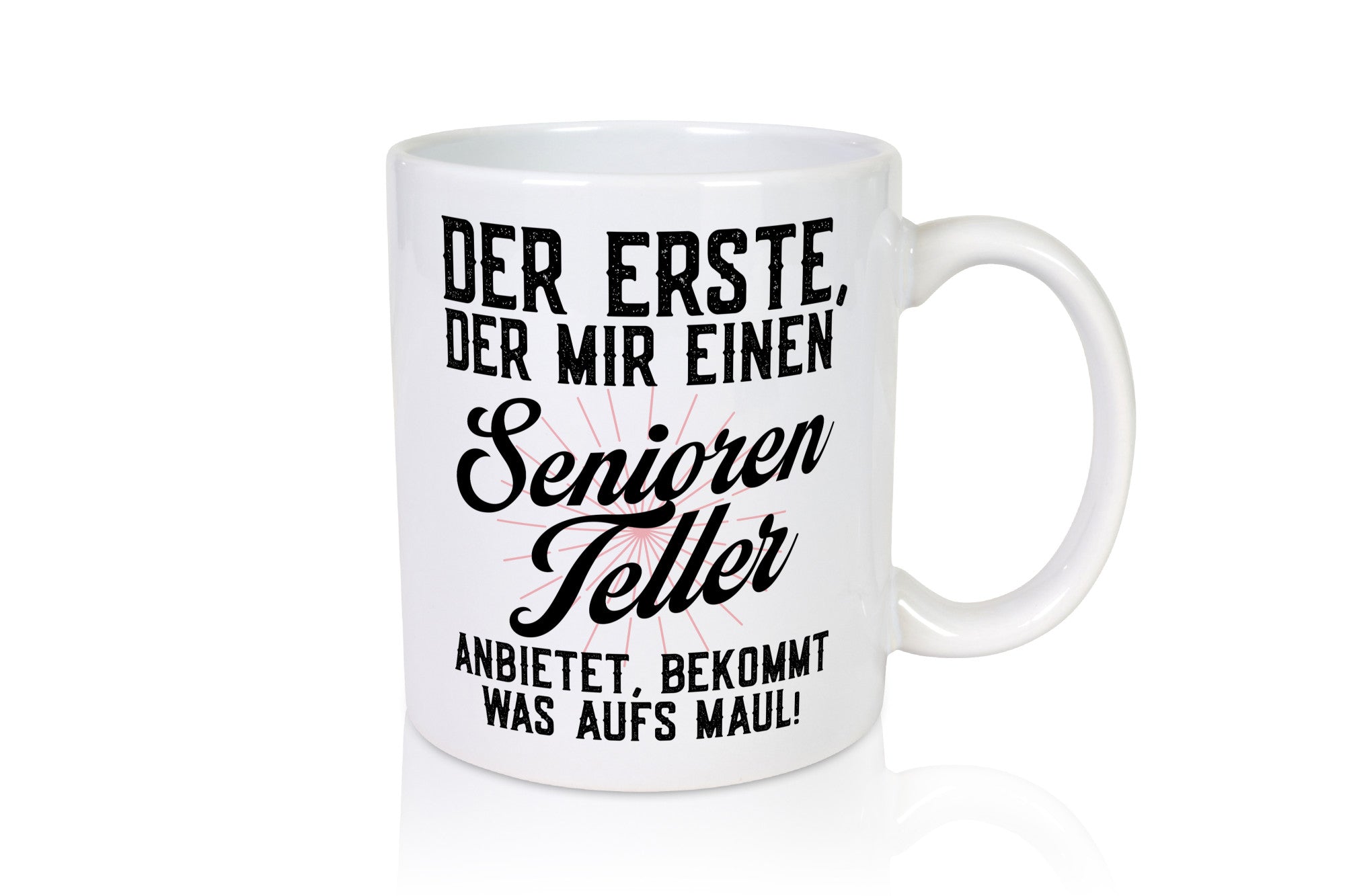 Senioren Teller | rentner Ruhestand lustig Jubiläum Geschenk Tasse