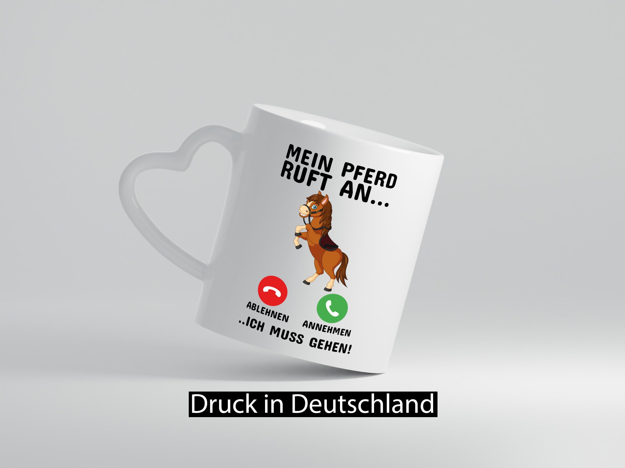 Mein Pferd ruft an Humor Geschenkidee Tasse