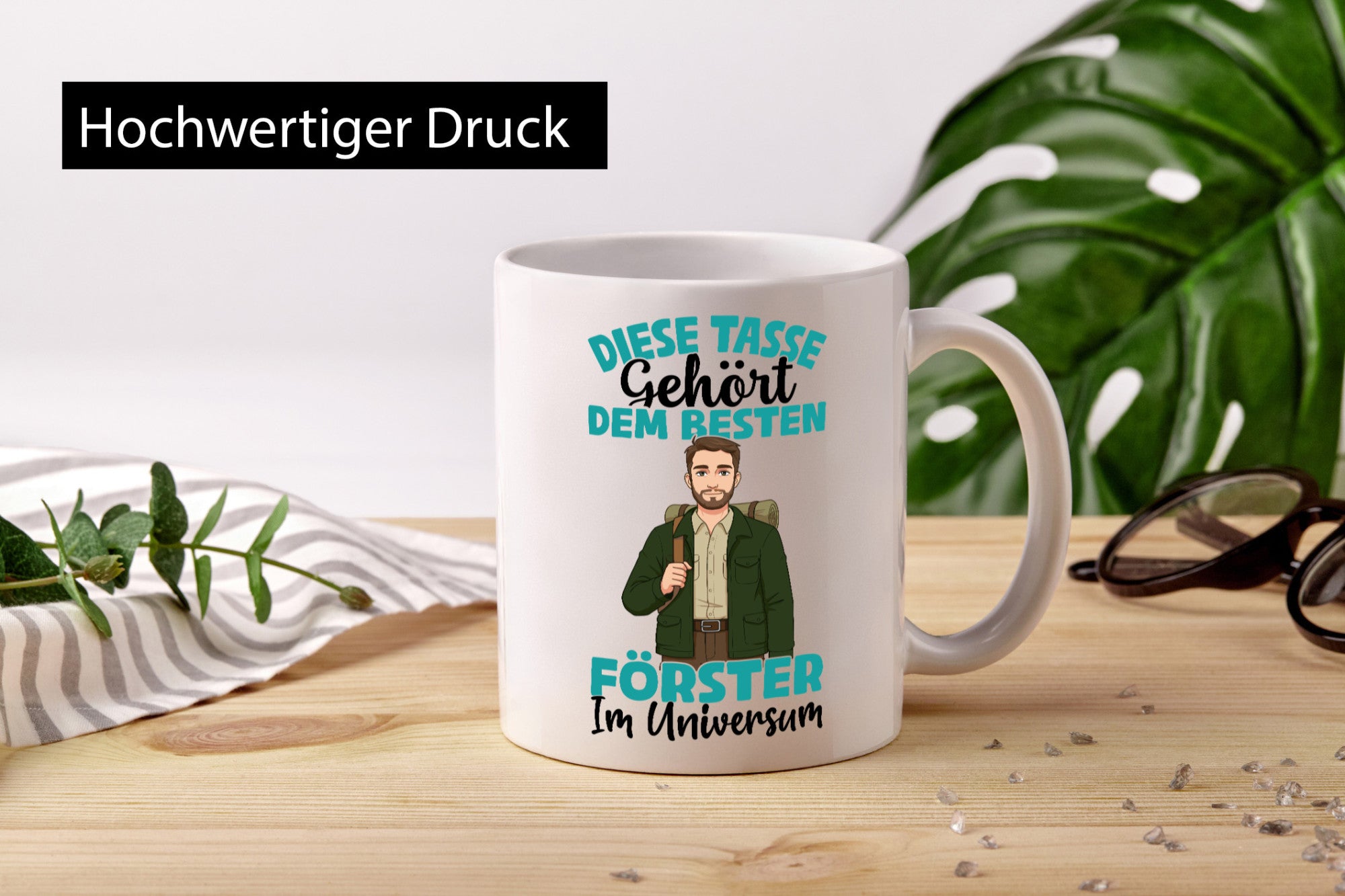 Im Universum: Förster | Forst Arbeit Geschenkidee Kollegen Büro Humor Tasse