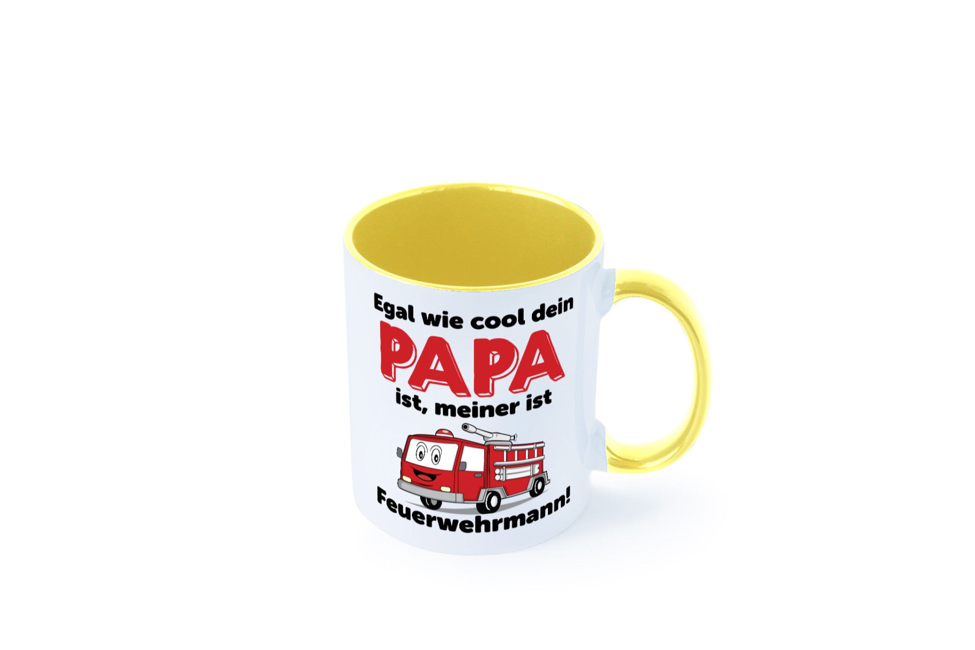 Cooler Papa | Feuerwehrmann Bester der Welt Humor Geschenkidee Tasse