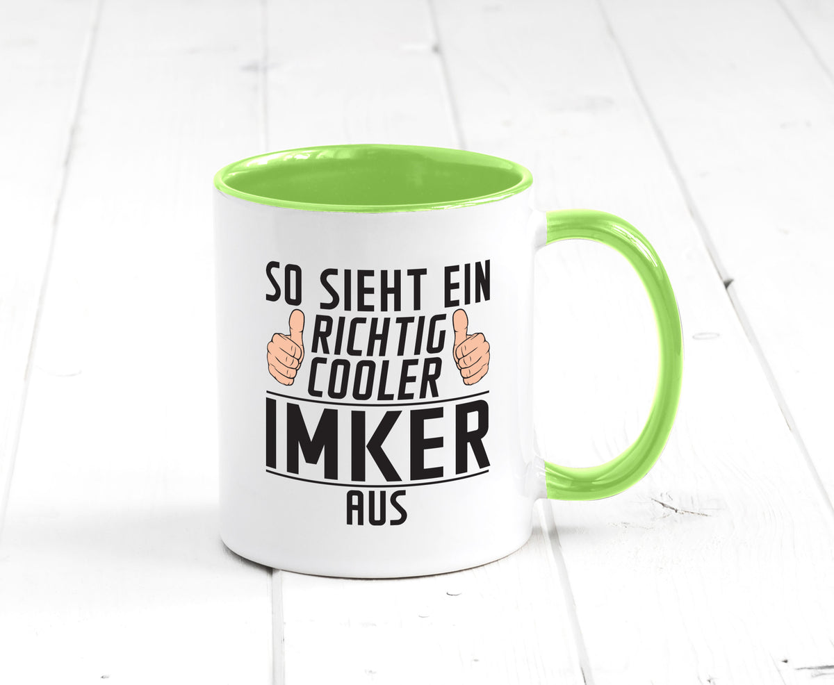 Richtig Cooler Imker | Imkerei Geschenkidee Humor Tasse