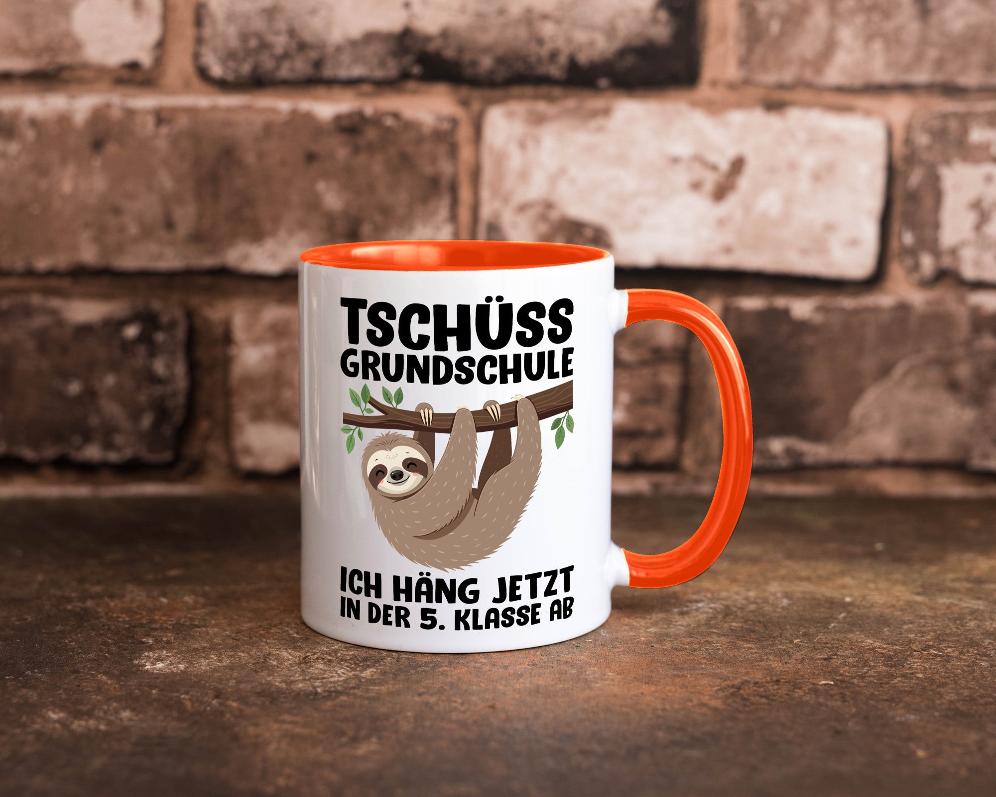 Tschüss Grundschule ich häng jetzt in der 5. Klasse ab Humor Geschenkidee Tasse