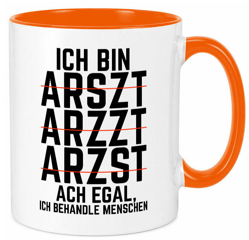 Ich bin Arzt | Rechtschreibung Klinik lustiger Spruch lustig Humor Geschenkidee