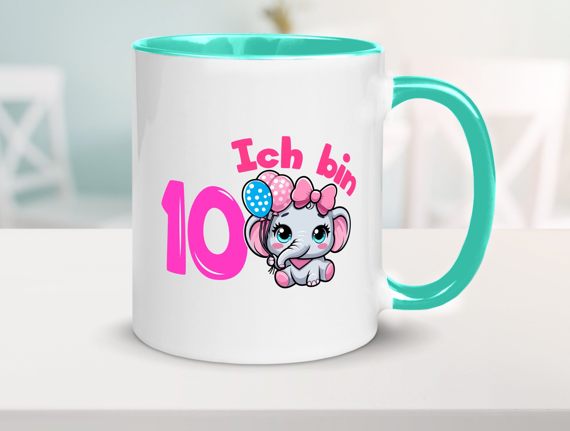 10. Geburtstag | 10 Jahre Elefant Mädchen Geschenk Geschenkidee lustiger Spruch