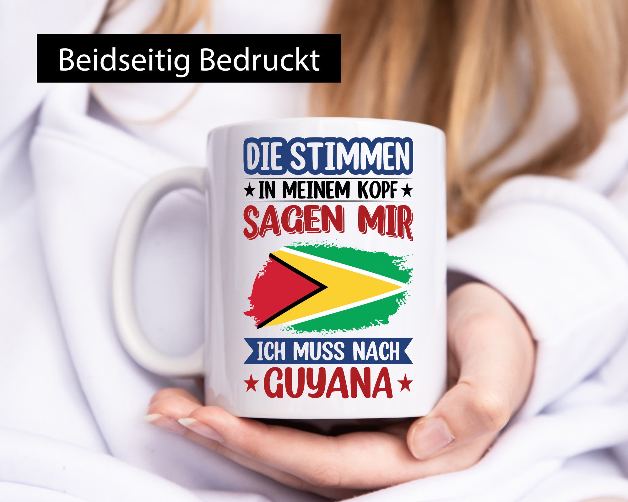 Guyana | Urlaub Stimmen in meinem Kopf Traumland lustig Humor Geschenkidee