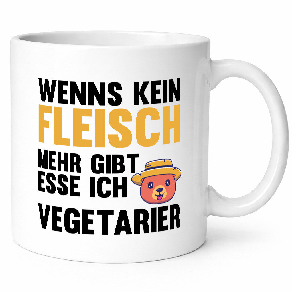 Wenns kein Fleisch mehr gibt | Vegetarier essen Geschenk Humor Geschenkidee